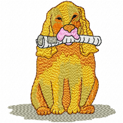 Dogs Embroidery Design 11 Dogs Embroidery Design 11